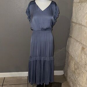 Simply Vera Vera Wang Slate Blue Midi Dress
